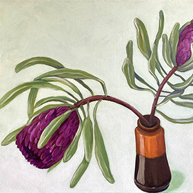 Proteas with German keramic - click here for a larger image