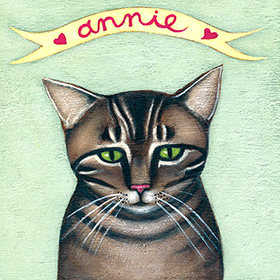 Pet portrait - Annie - click here for a larger image