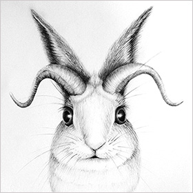Horned critters - rabbit - click here for a larger image