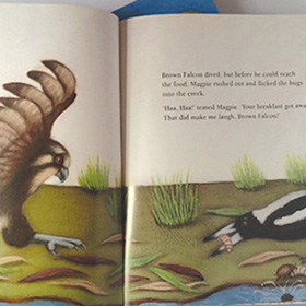 Magpie learns a lesson - click here for a larger image