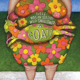 There was an old lady... book project - click here for a larger image